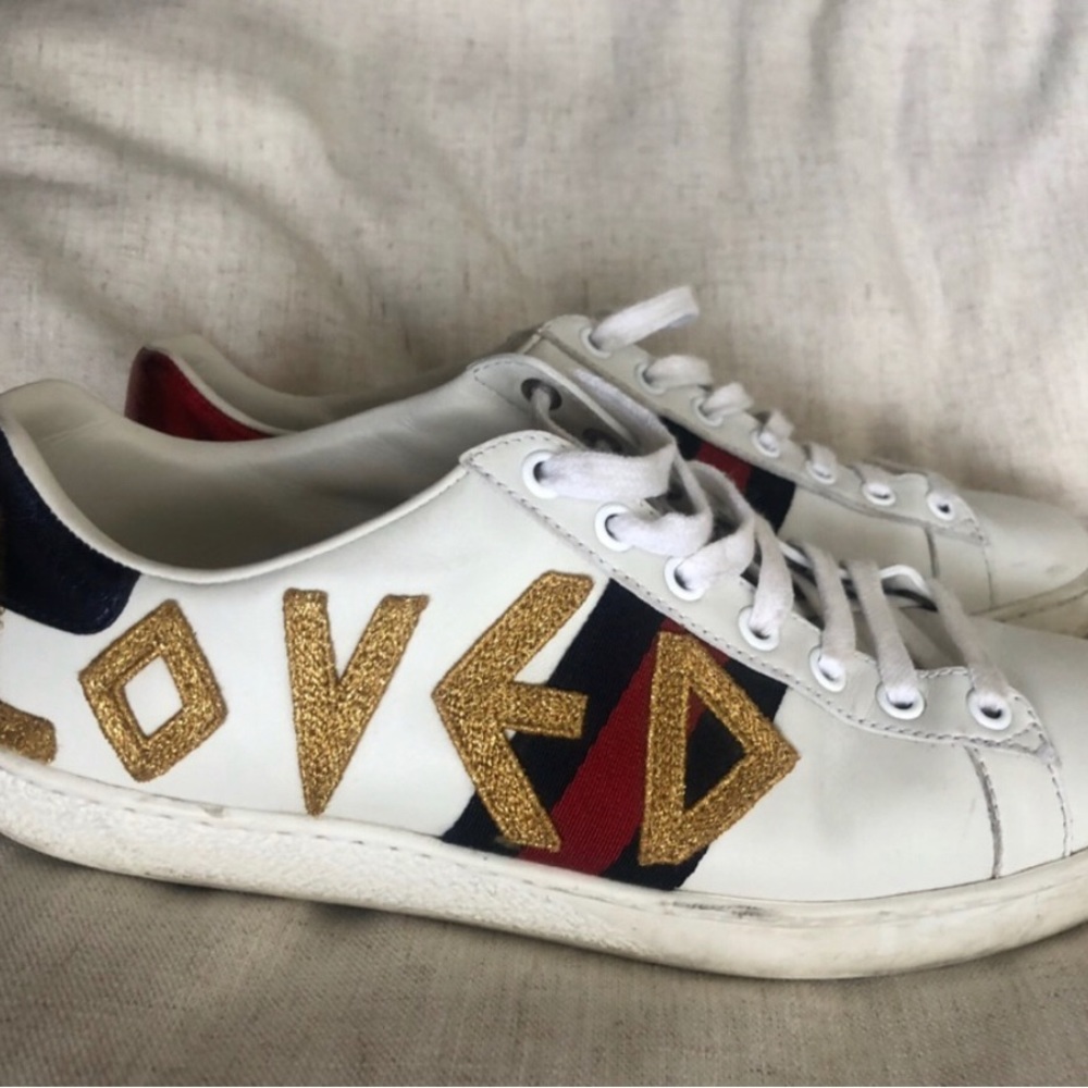 AUTHENTIC Gucci Ace Loved 38 Sneaker